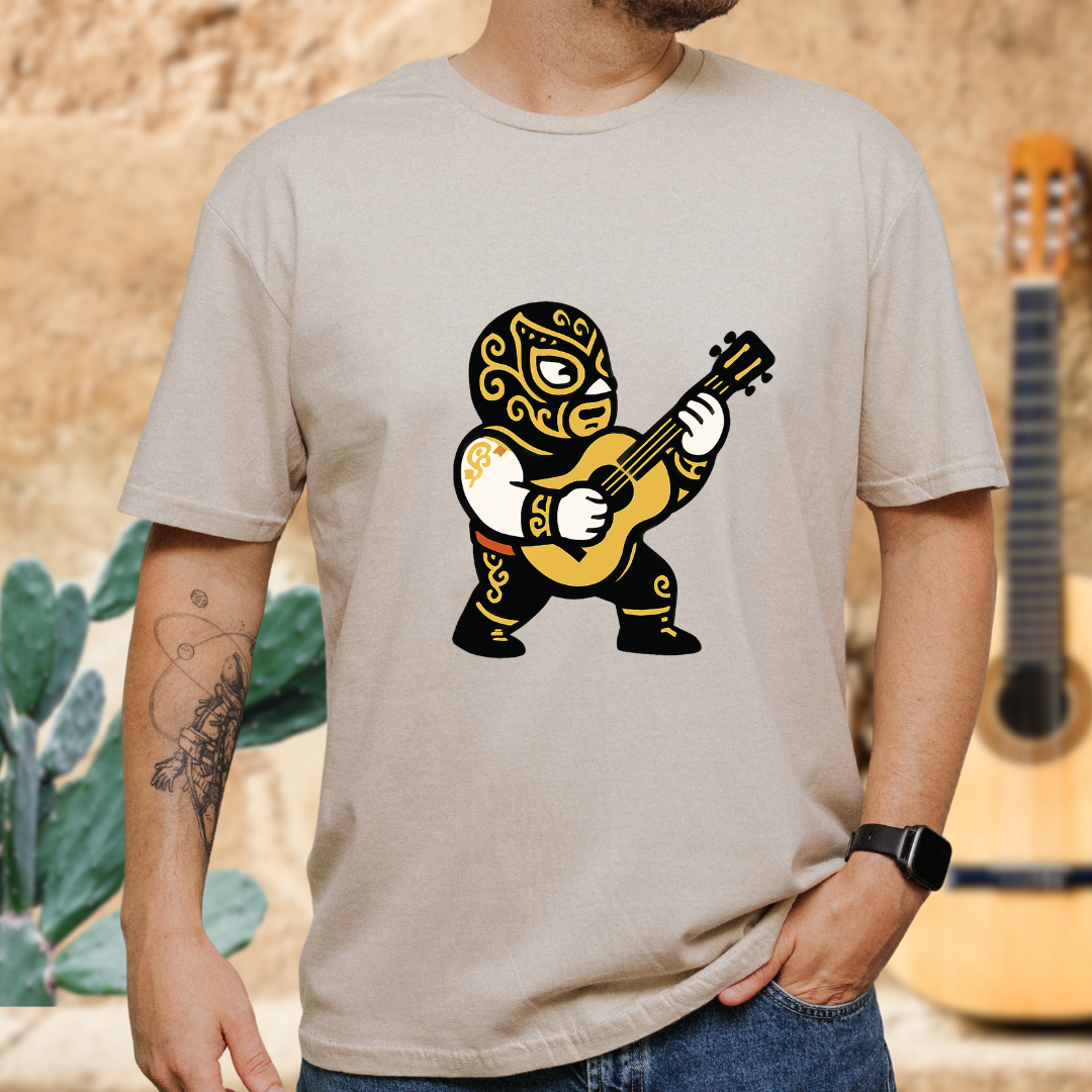 Lucha Libre Guitar T-Shirt