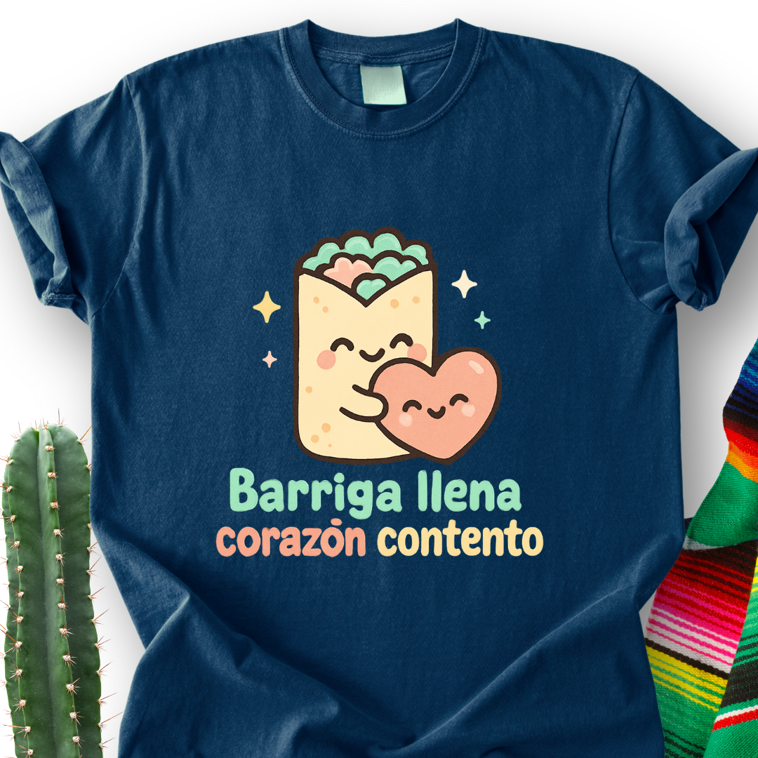 Happy belly = Happy heart T-Shirt