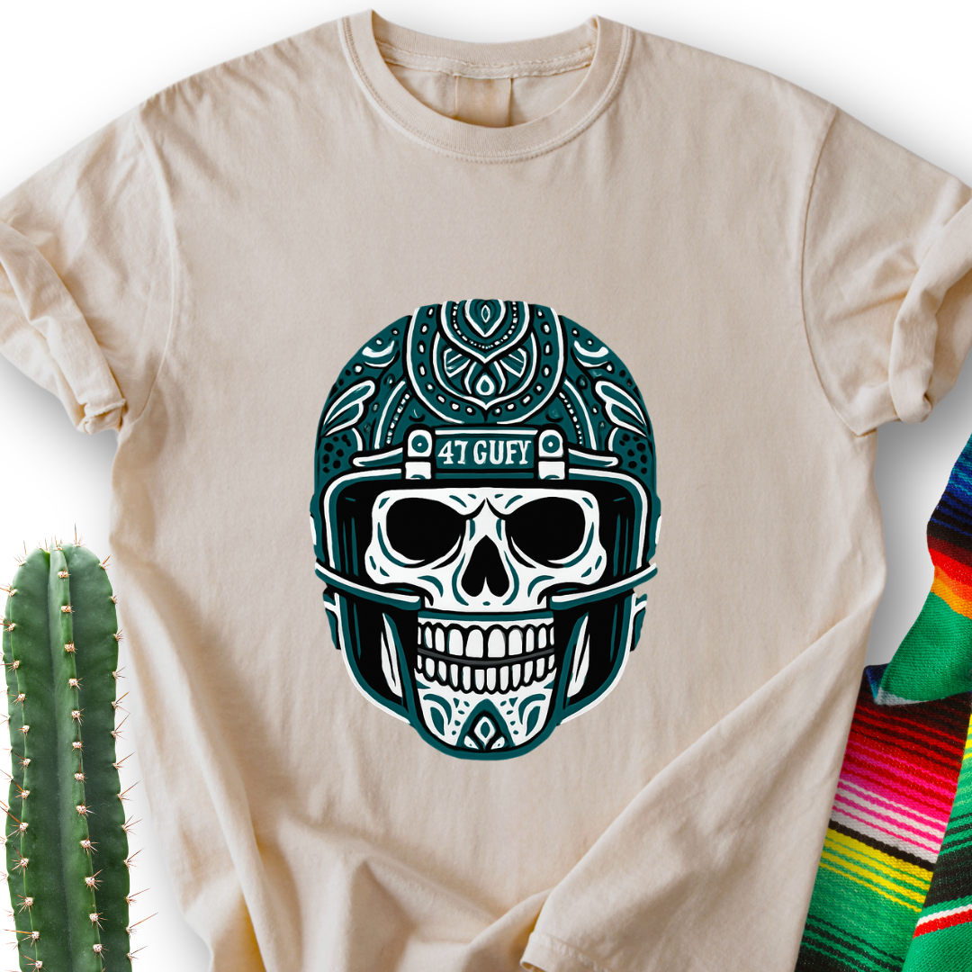 Football Skull T-shirt