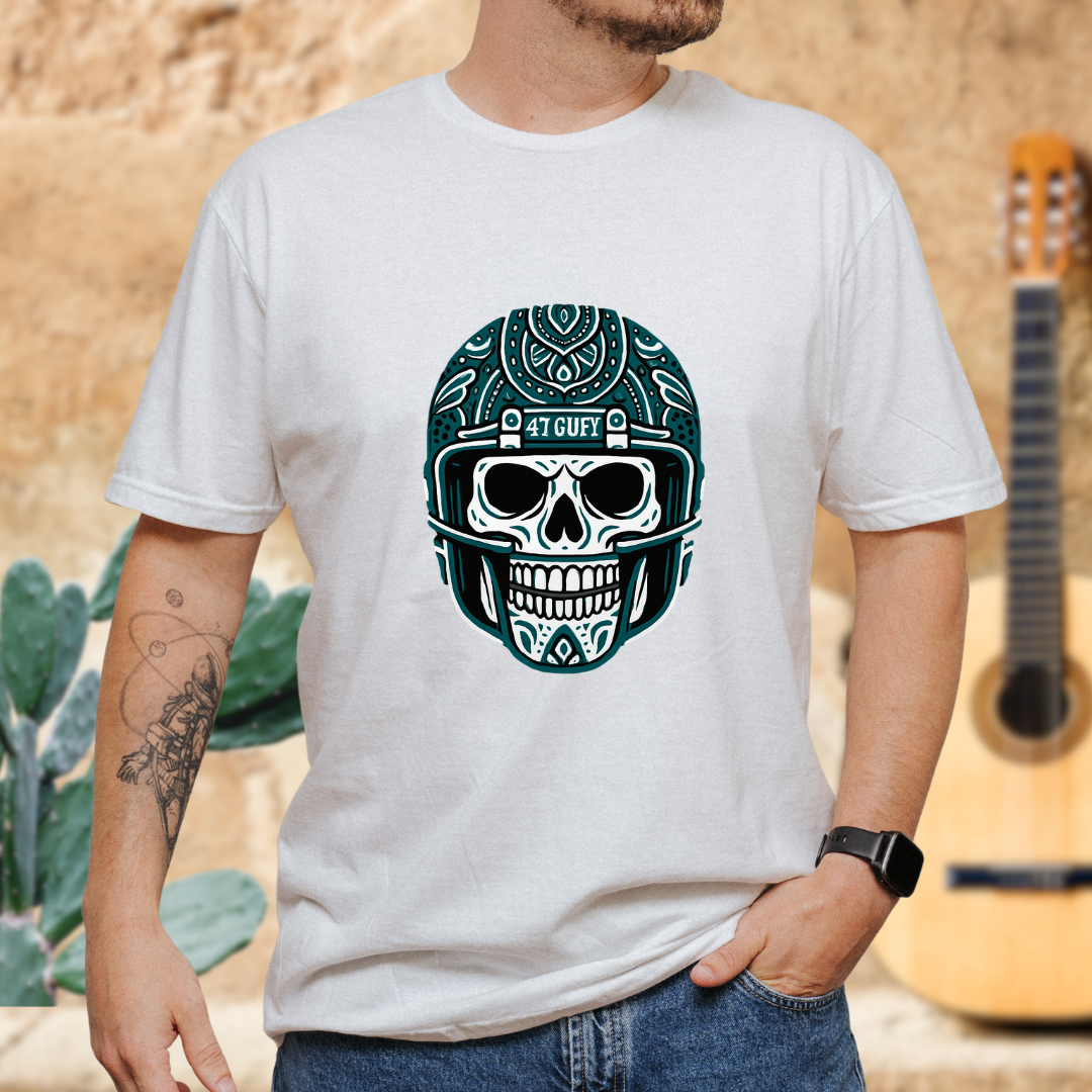 Football Skull T-shirt