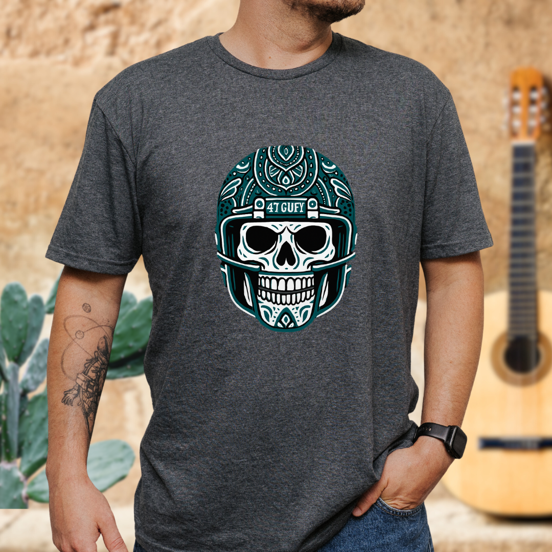 Football Skull T-shirt