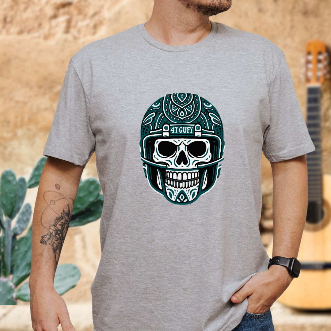 Football Skull T-shirt