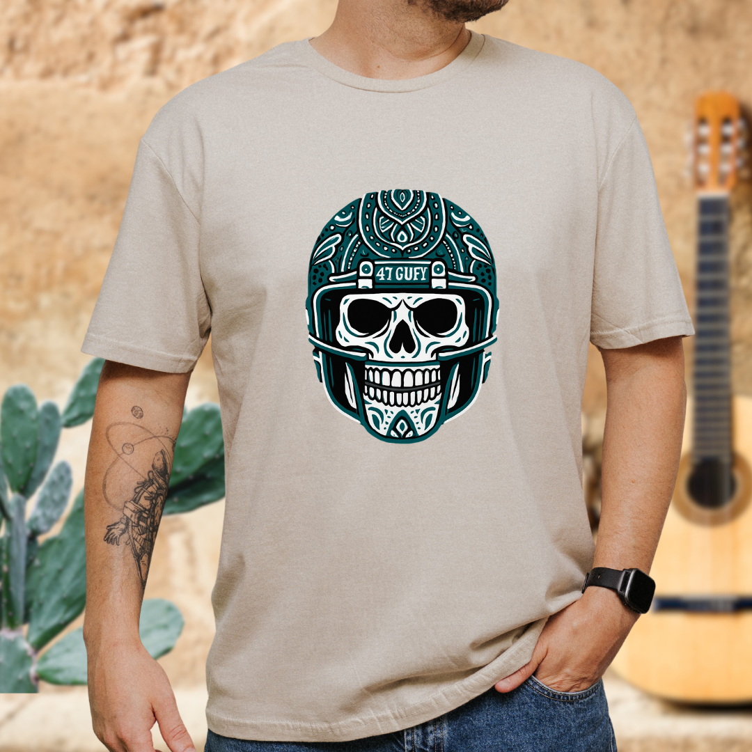 Football Skull T-shirt