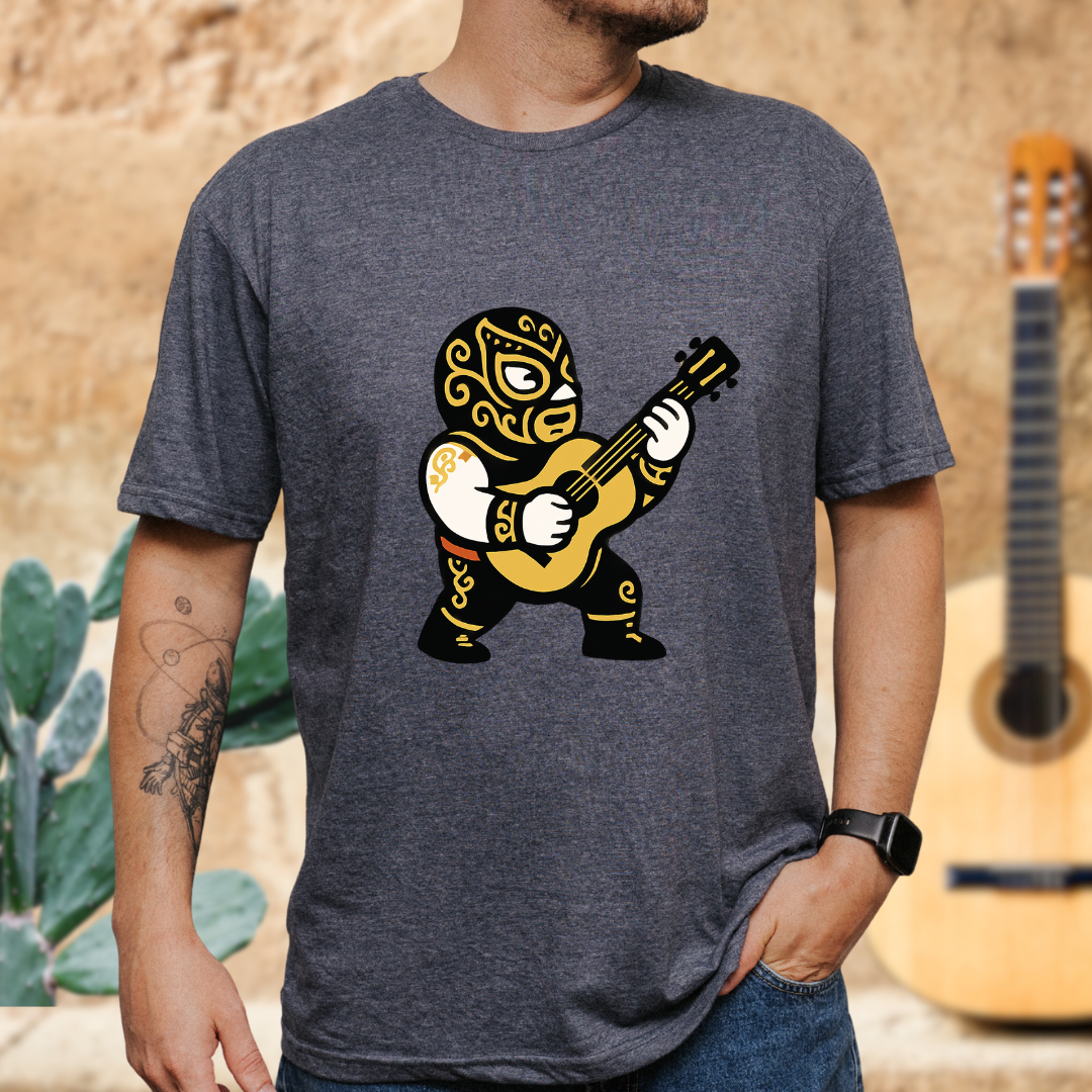 Lucha Libre Guitar T-Shirt