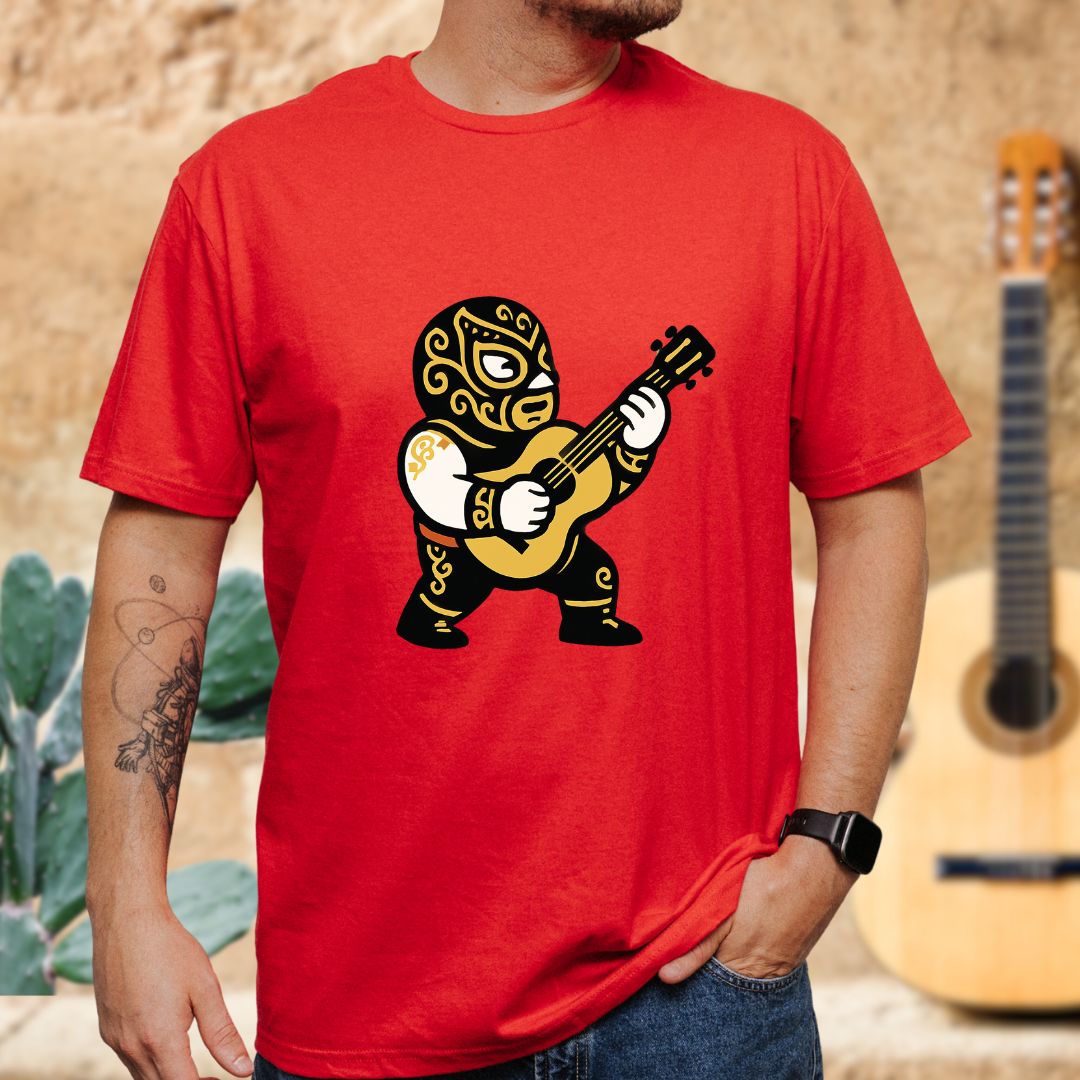 Lucha Libre Guitar T-Shirt