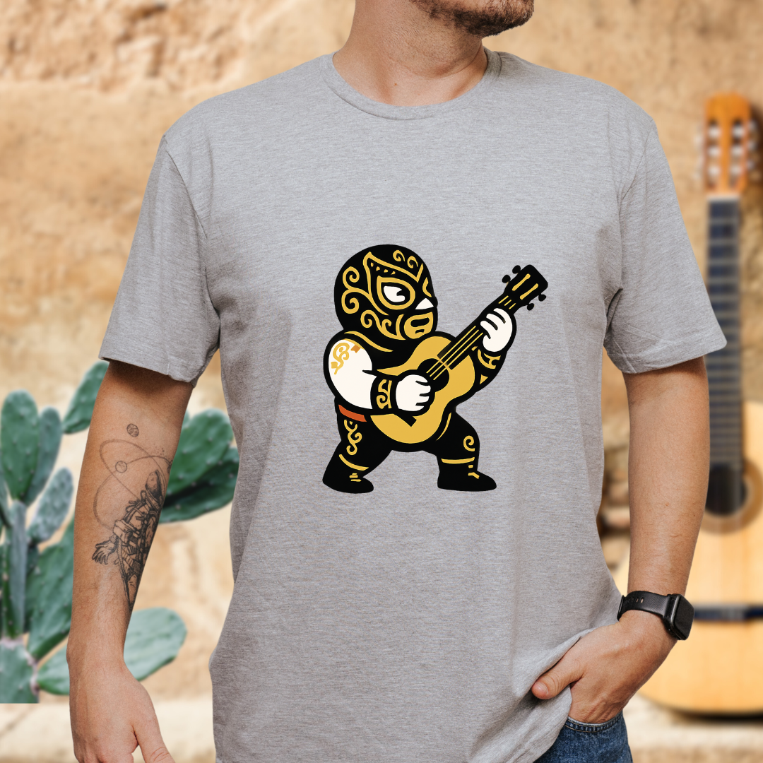 Lucha Libre Guitar T-Shirt