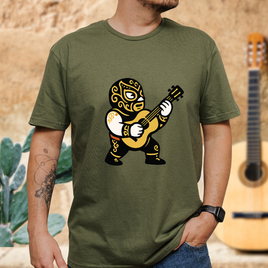 Lucha Libre Guitar T-Shirt