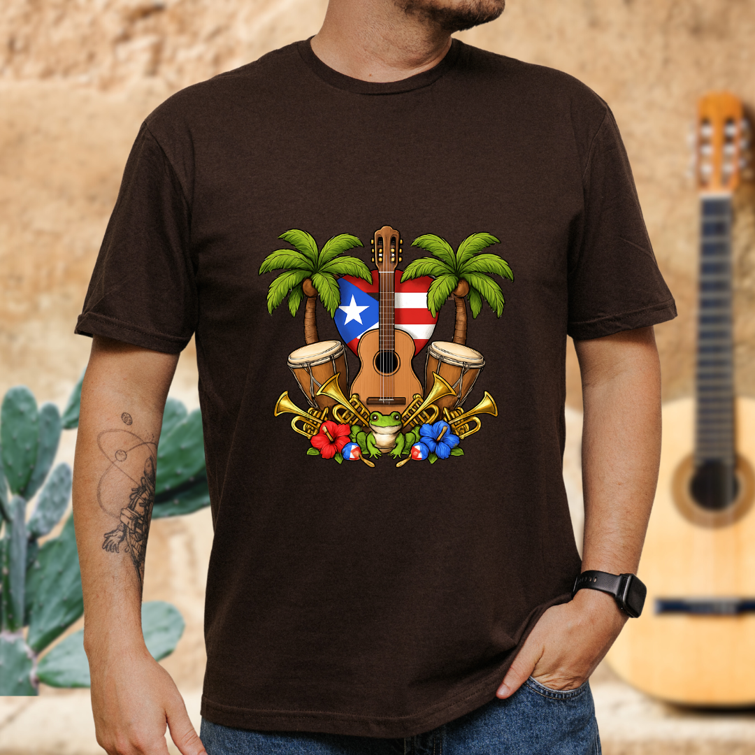 Tropical Guitar T-Shirt