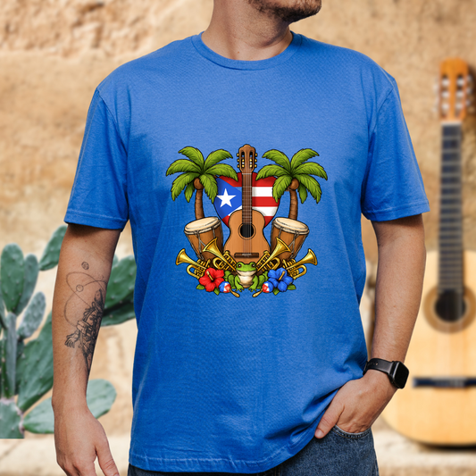 Tropical Guitar T-Shirt