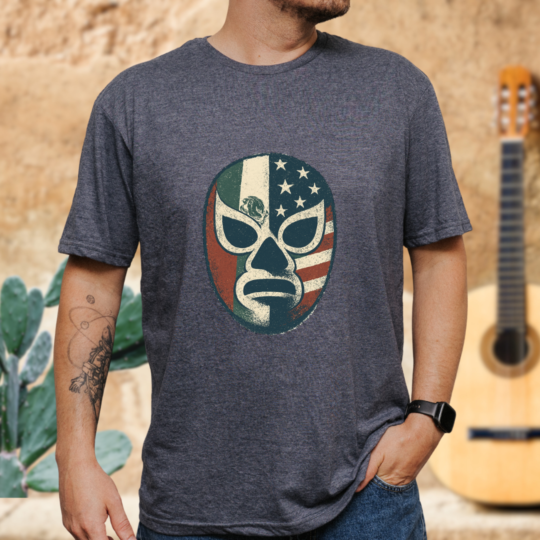 Mex-USA Luchador T-shirt