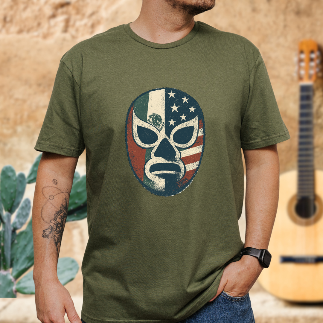 Mex-USA Luchador T-shirt