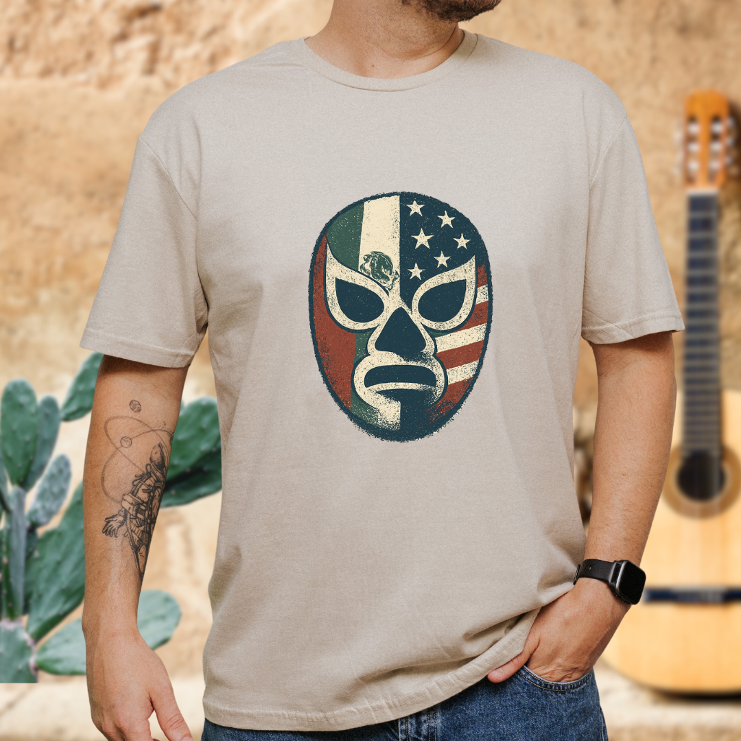Mex-USA Luchador T-shirt