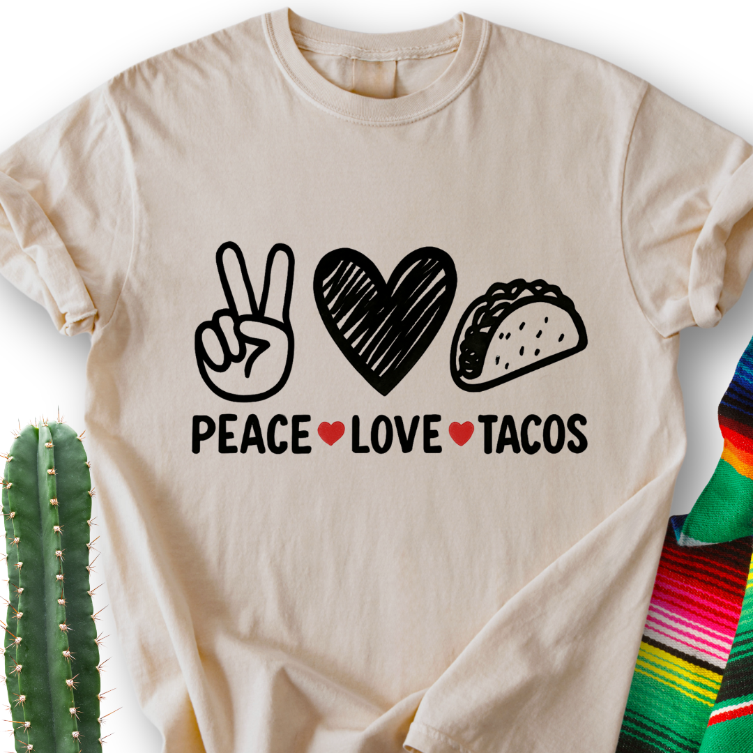 Peace Love Tacos T-Shirt