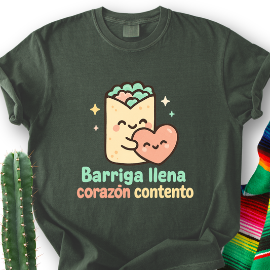 Happy belly = Happy heart T-Shirt