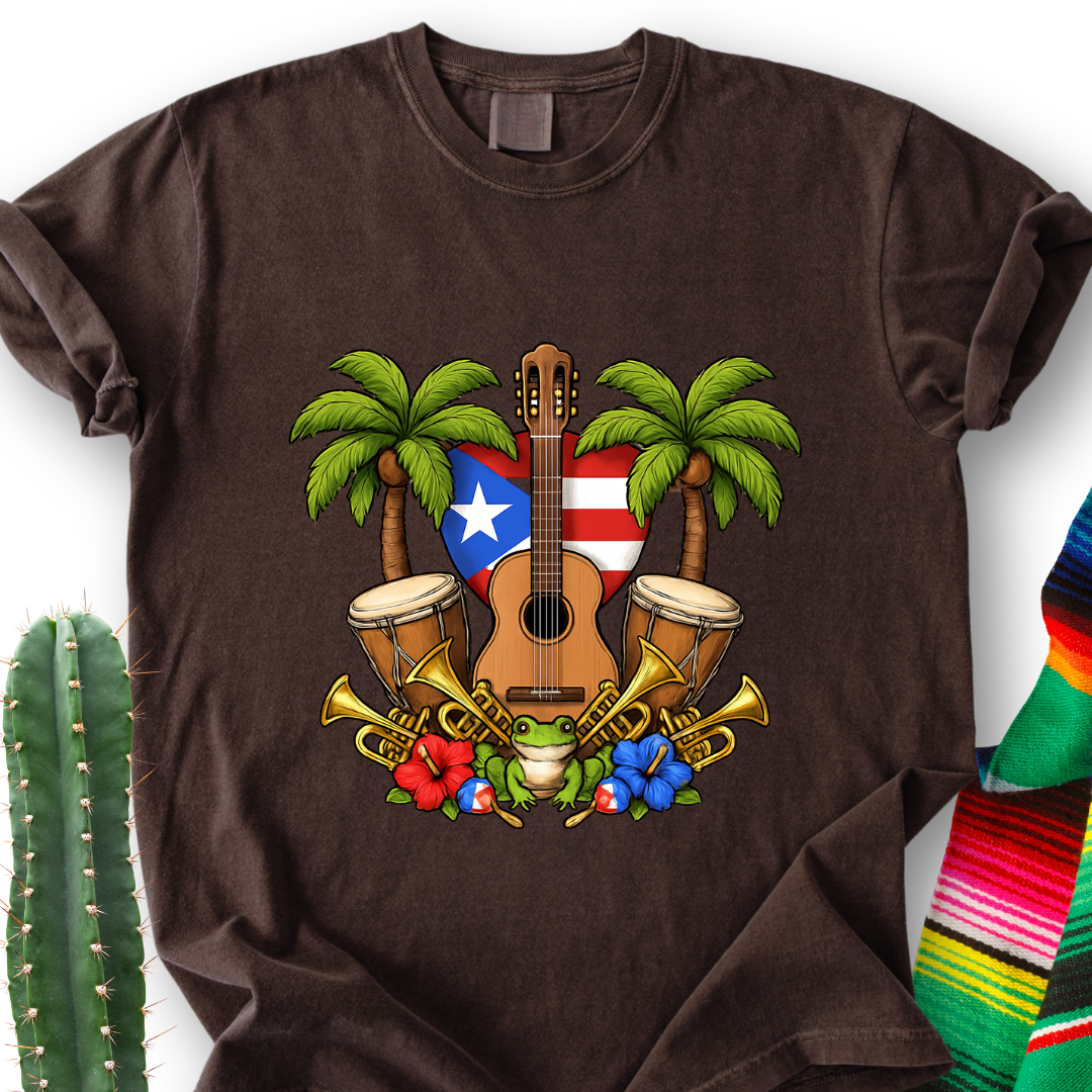 Tropical Guitar T-Shirt