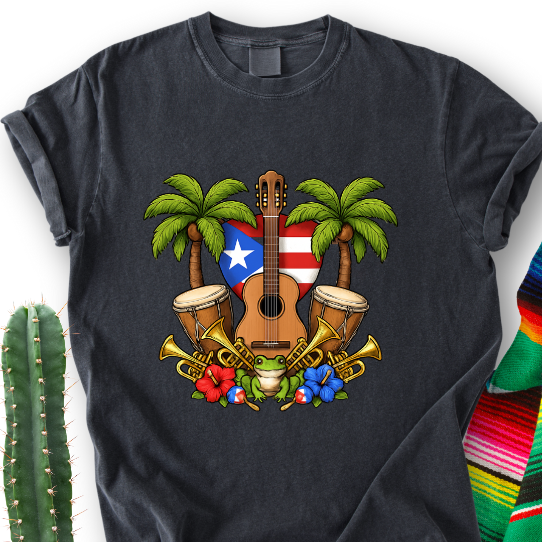 Tropical Guitar T-Shirt