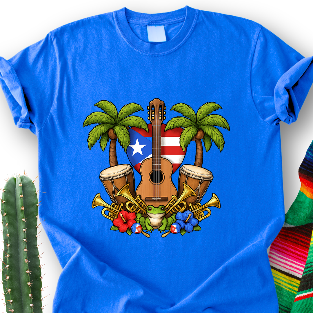 Tropical Guitar T-Shirt