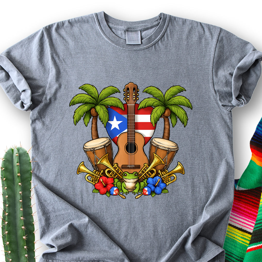 Tropical Guitar T-Shirt