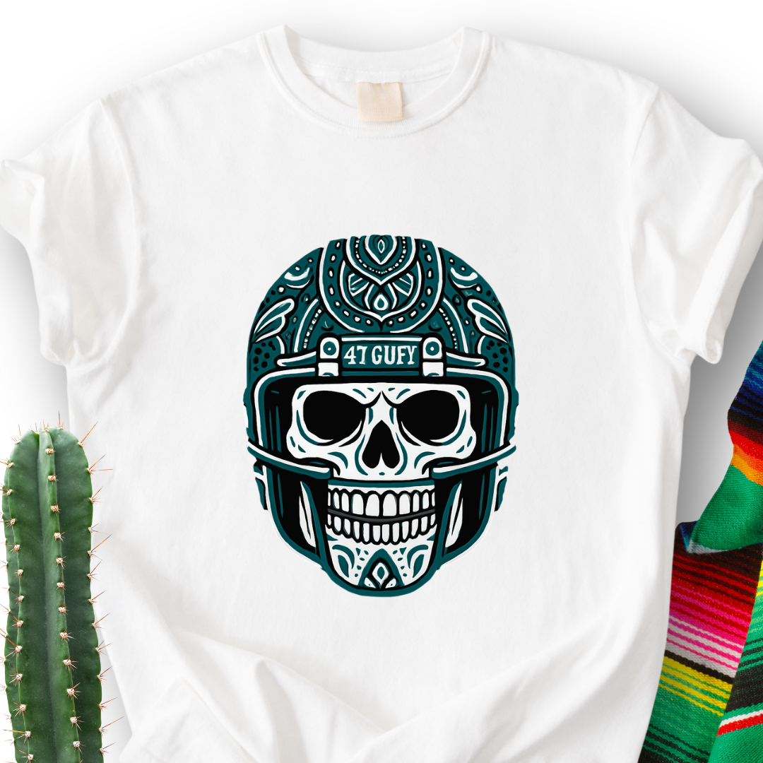 Football Skull T-shirt