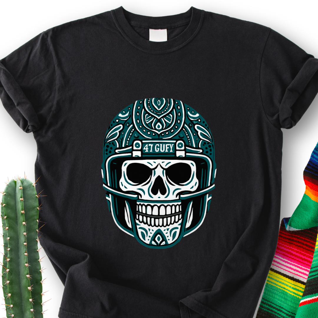 Football Skull T-shirt