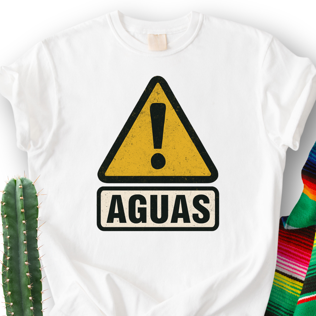 AGUAS Caution! T-shirt