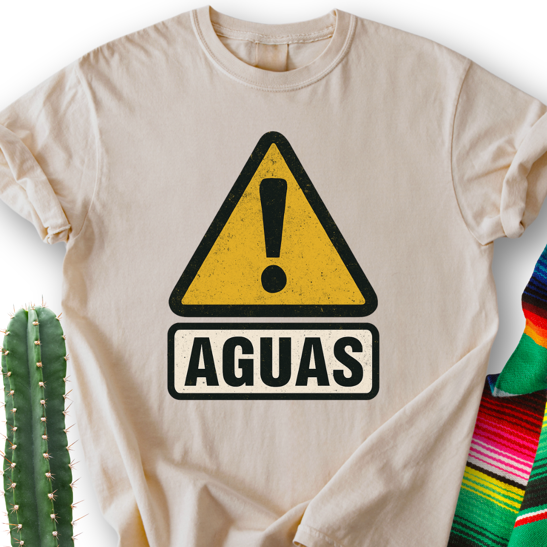 AGUAS Caution! T-shirt