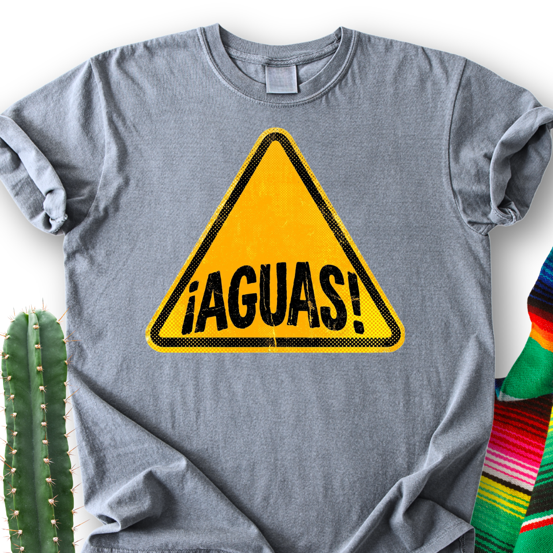 ¡AGUAS! Warning  T‑Shirt