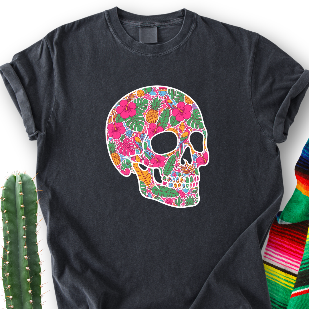 Tropical Skull T-Shirt