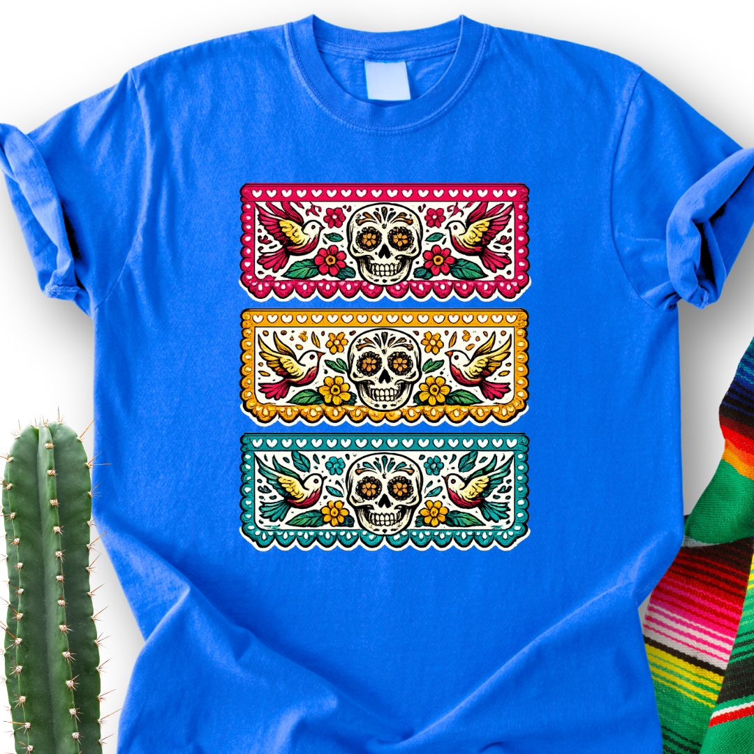Papel Picado Skull T-Shirt