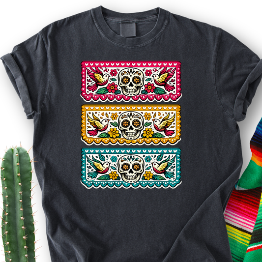 Papel Picado Skull T-Shirt
