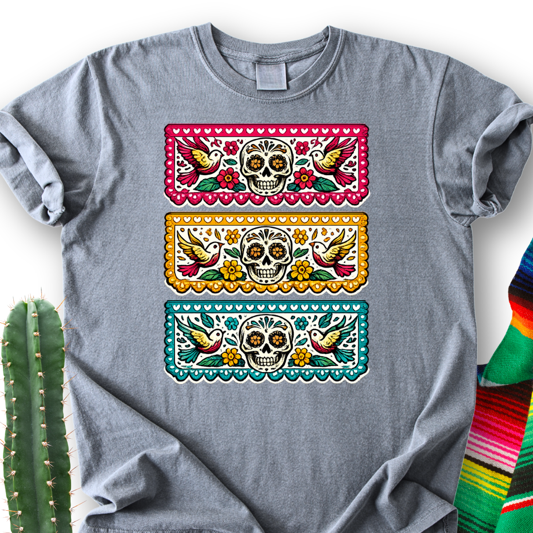 Papel Picado Skull T-Shirt