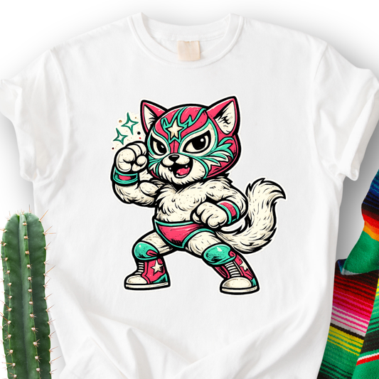 Luchador Cat T-shirt